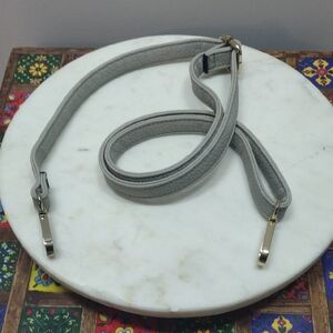Gray Adjustable Faux Leather Strap Adjustable 26 1/2"-49" Long x 3/4" Wide #0-07